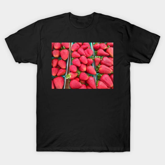 Strawberries T-Shirt by ephotocard